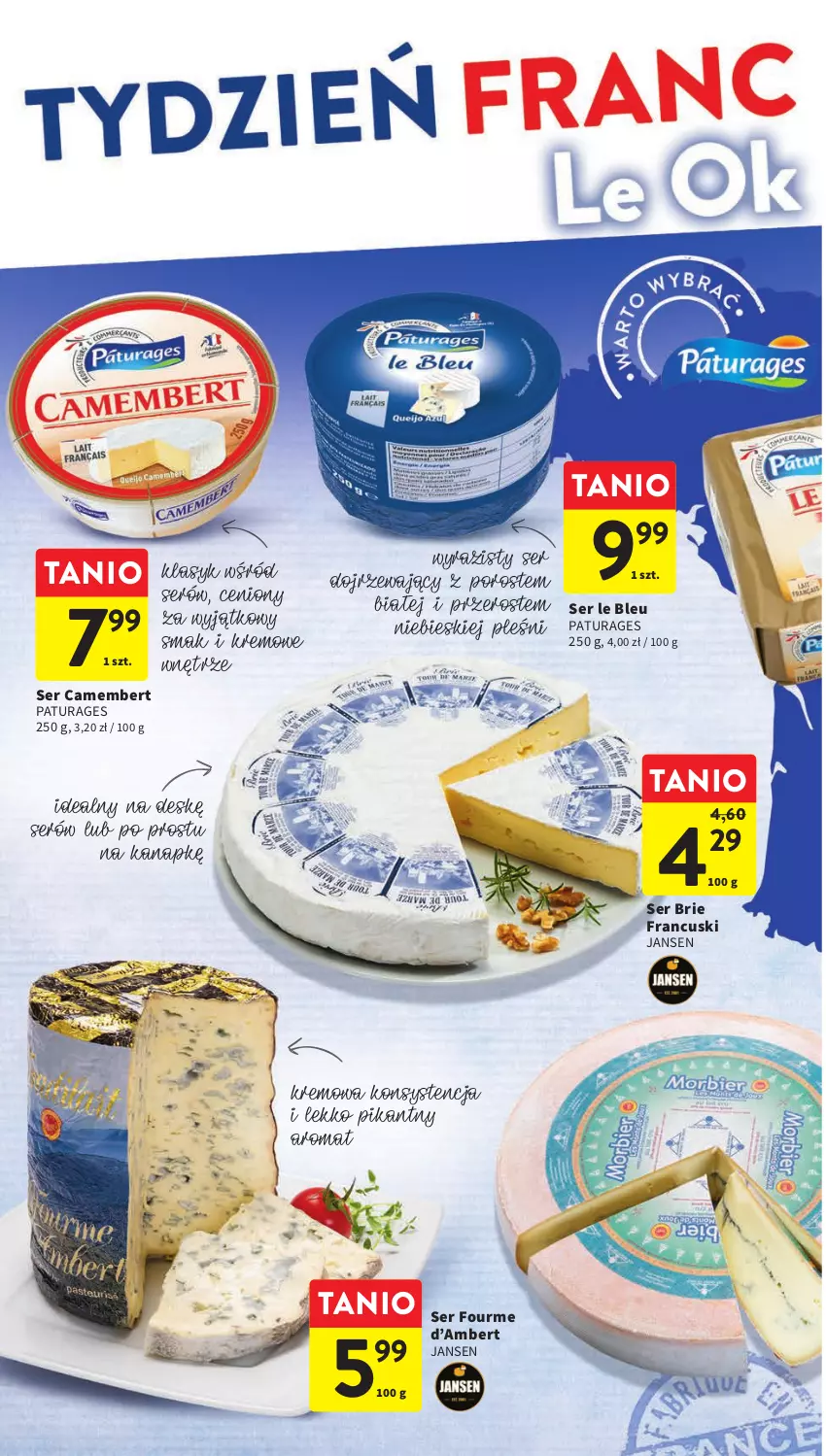 Gazetka promocyjna Intermarche - Gazetka Intermarche - ważna 04.05 do 10.05.2023 - strona 2 - produkty: Brie, Camembert, Por, Ser