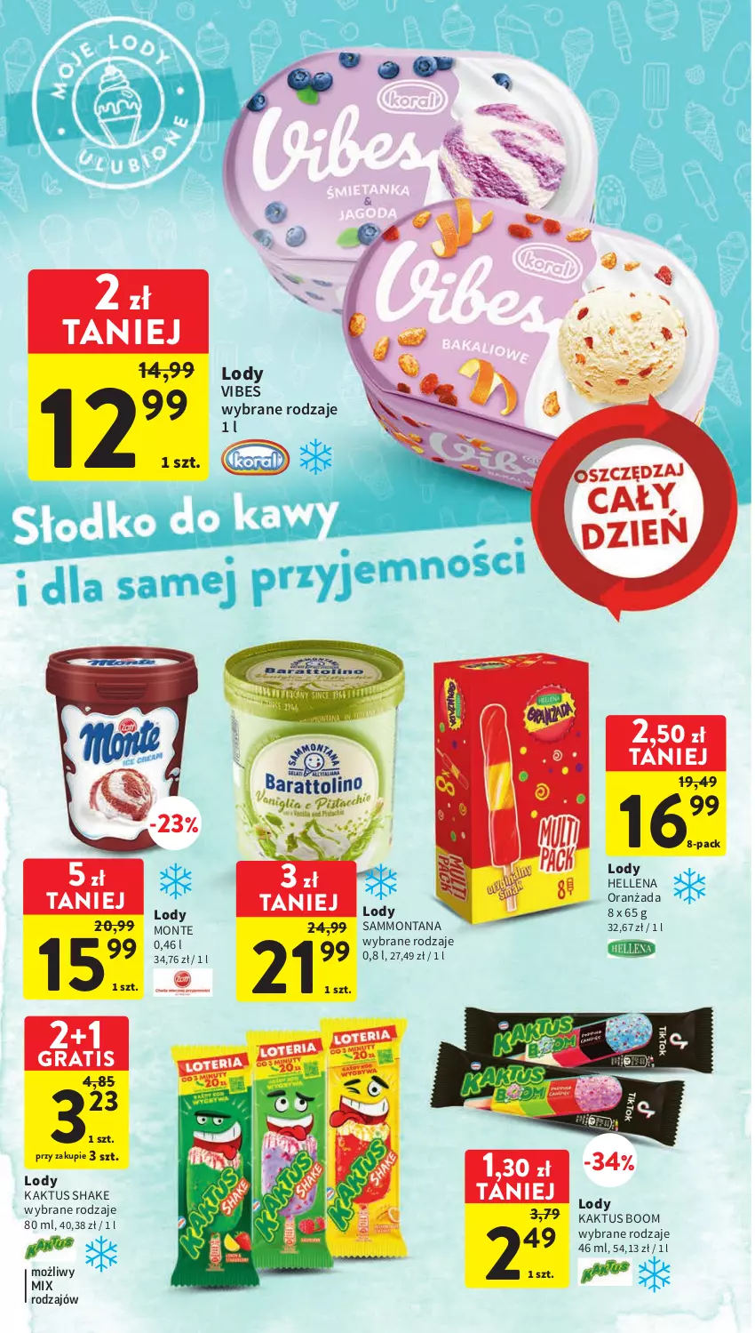 Gazetka promocyjna Intermarche - Gazetka Intermarche - ważna 04.05 do 10.05.2023 - strona 26 - produkty: Gra, Hellena, Kaktus, Lody, Monte, Oranżada