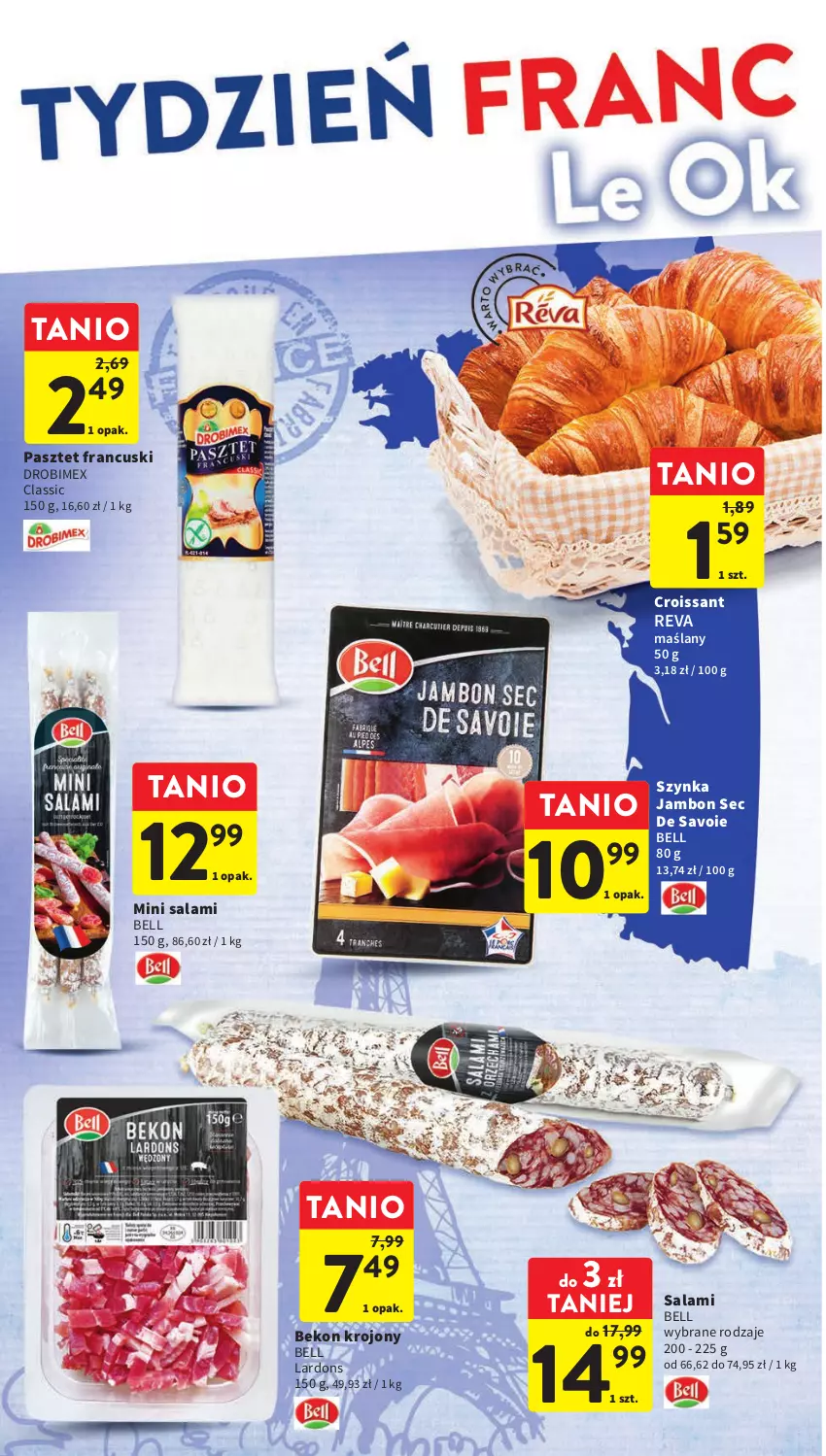 Gazetka promocyjna Intermarche - Gazetka Intermarche - ważna 04.05 do 10.05.2023 - strona 4 - produkty: Beko, Bell, Croissant, Drobimex, Pasztet, Salami, Szynka