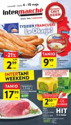 Gazetka promocyjna Intermarche - Gazetka Intermarche - Gazetka - ważna od 10.05 do 10.05.2023 - strona 1 - produkty: Piwo, Ser, Szynka wieprzowa, O Bag, Szynka, Bagietka