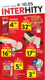 Gazetka promocyjna Intermarche - Gazetka Intermarche - Gazetka - ważna od 10.05 do 10.05.2023 - strona 10 - produkty: Kurczak, Polędwica, Ser, Madej Wróbel, Szynka konserwowa, Szynka, Tarczyński, Hochland, Frankfurterki, Kabanos, Pudliszki