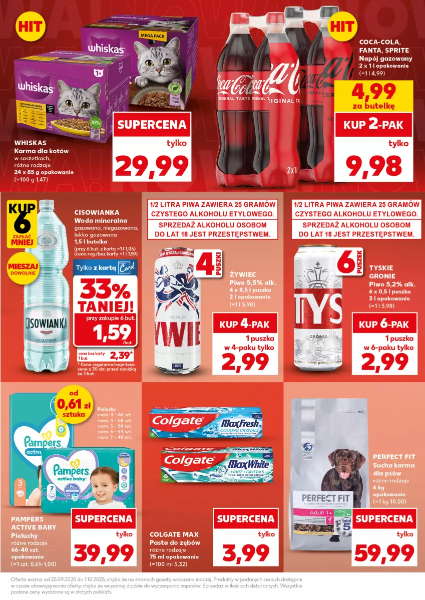 Gazetka promocyjna Kaufland - Mocny Start - ważna 29.09 do 01.10.2025 - strona 9 - produkty: Coca-Cola, Fa, Fanta, Sprite