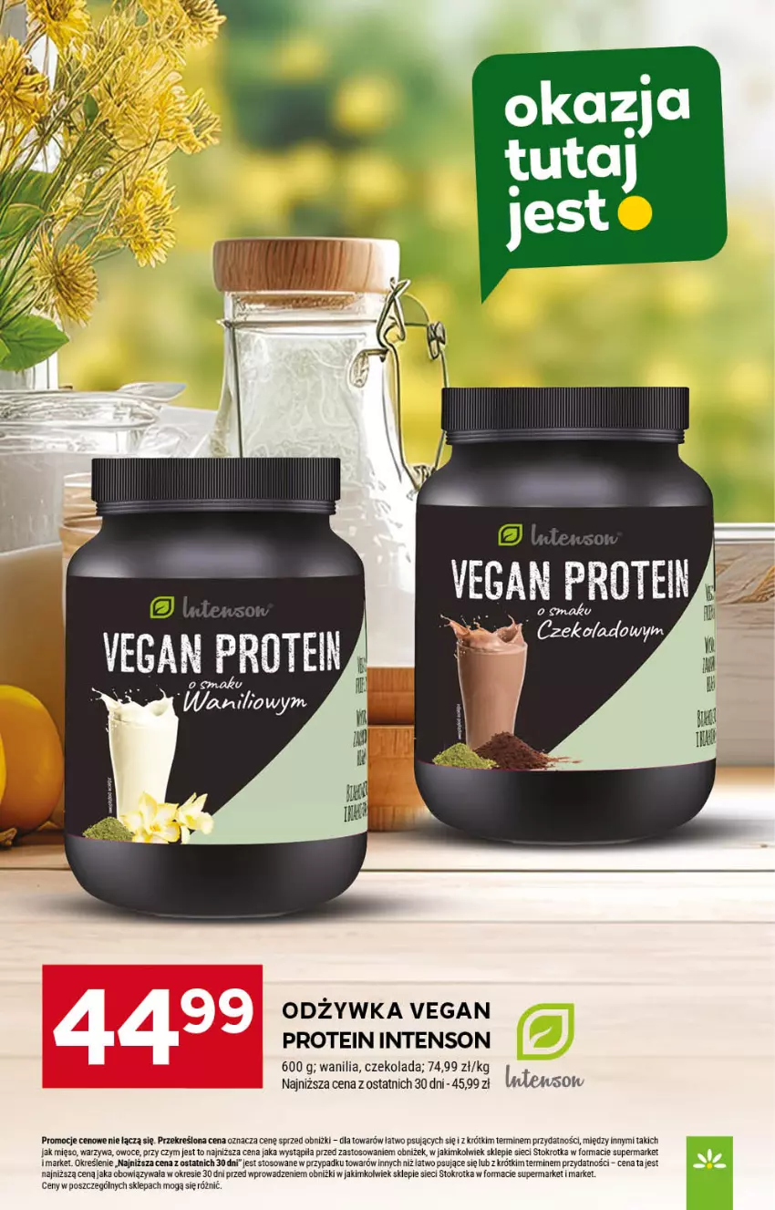 Gazetka promocyjna Stokrotka - Supermarket - ważna 26.06 do 02.07.2025 - strona 30 - produkty: Czekolada, Mięso, Odżywka, Owoce, Warzywa