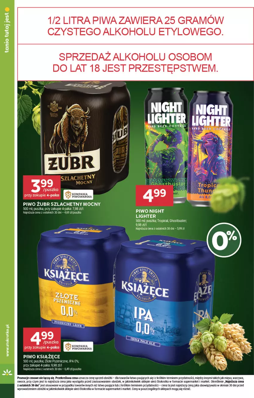 Gazetka promocyjna Stokrotka - Supermarket - ważna 26.06 do 02.07.2025 - strona 38 - produkty: Gra, Książęce, Mięso, Owoce, Piwa, Piwo, Tropical, Warzywa