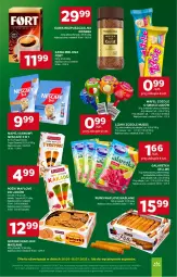 Gazetka promocyjna Stokrotka - Supermarket - Gazetka - ważna od 02.07 do 02.07.2025 - strona 23 - produkty: Kawa rozpuszczalna, Mus, Gry, Kawa, Kiwi, Galaretka, Rurki, Lizaki, Woseba, Gala, Napój