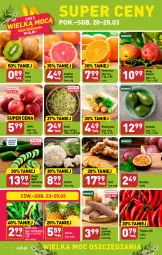 Gazetka promocyjna Aldi - Pełen katalog - Gazetka - ważna od 25.03 do 25.03.2023 - strona 2 - produkty: Kalafior, Papryka, Ananas, Kiwi, Pomarańcze, Sałat, Kiełki, Mango, Jabłka, Grejpfrut, Imbir