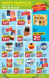 Gazetka promocyjna Aldi - Pełen katalog - Gazetka - ważna od 25.03 do 25.03.2023 - strona 3 - produkty: Hummus, Sos, Ser, Mus, Hofburger, Danone, Królewski, Piątnica, Zott, Kiełbasa krakowska, Karkówka wieprzowa, Mięsne specjały, Actimel, Serek homogenizowany, Palma, Serek, Margaryna, Burger, Boczek, Kiełbasa głogowska, Tuńczyk, Ser pleśniowy, Kiełbasa, Monte