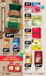 Gazetka promocyjna Netto - Od Poniedziałku - Gazetka - ważna od 13.04 do 13.04.2025 - strona 16 - produkty: Earl Grey, Kawa rozpuszczalna, Inka, Kawa zbożowa, Kawa ziarnista, Saga, Kawa mielona, Kawa, Herbata czarna, Jacobs Krönung, Lipton, Prima, Mocca Fix Gold, Jacobs, Woseba, Herbata, Fa