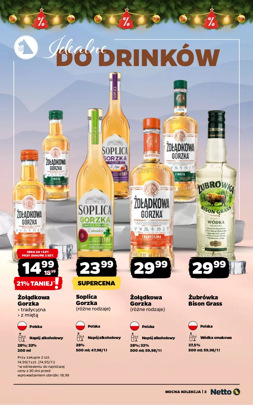 Gazetka promocyjna Netto - Alkohole - Mocne - ważna 08.12 do 21.12.2025 - strona 3 - produkty: Gra, Napój, Soplica, Wódka