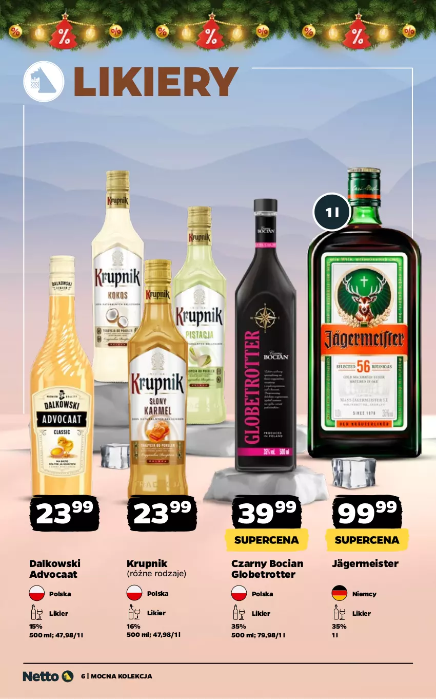 Gazetka promocyjna Netto - Alkohole - Mocne - ważna 08.12 do 21.12.2025 - strona 6 - produkty: Advocaat, Krupnik, Likier