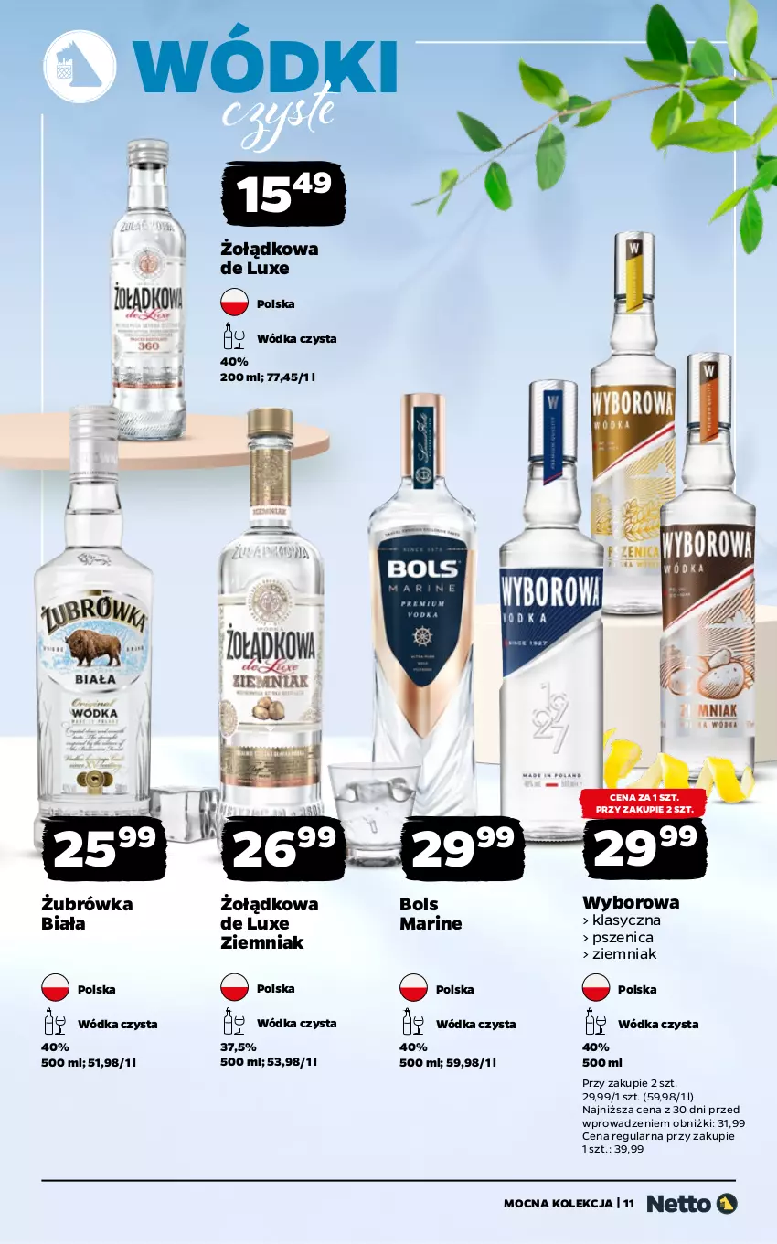 Gazetka promocyjna Netto - Alkohole - Mocne - ważna 13.04 do 26.04.2026 - strona 11 - produkty: Bols, Wódka, Wyborowa