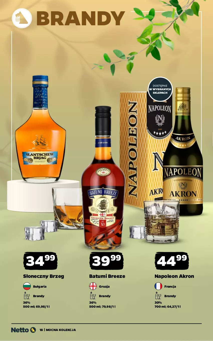 Gazetka promocyjna Netto - Alkohole - Mocne - ważna 13.04 do 26.04.2026 - strona 18 - produkty: Brandy, Leon, Oleo