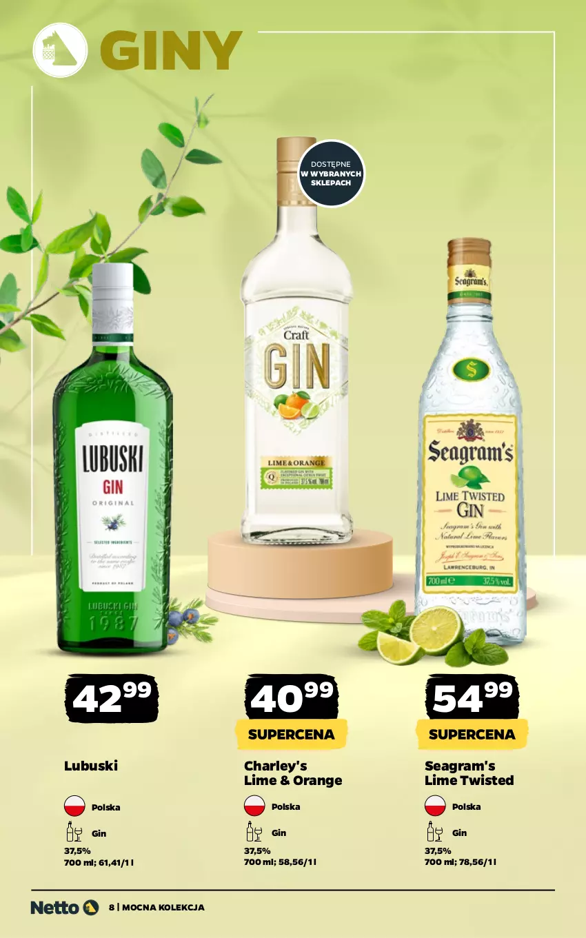 Gazetka promocyjna Netto - Alkohole - Mocne - ważna 13.04 do 26.04.2026 - strona 8 - produkty: Gin, Gra