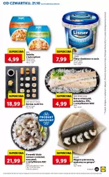 Gazetka promocyjna Lidl - GAZETKA - Gazetka - ważna od 24.10 do 24.10.2021 - strona 25 - produkty: Polędwica, Sałatka, Sos, Sałat, Sushi, Krewetki, Tuńczyk, Dorsz, Lazur, Lisner