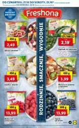 Gazetka promocyjna Lidl - GAZETKA - Gazetka - ważna od 24.10 do 24.10.2021 - strona 27 - produkty: Kalafior, Warzywa, Jagody, Maliny, Owoce, Szpinak