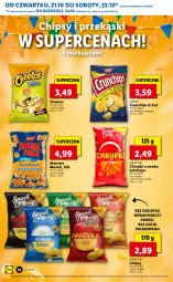 Gazetka promocyjna Lidl - GAZETKA - Gazetka - ważna od 24.10 do 24.10.2021 - strona 32 - produkty: Ketchup, Cebula, Cheetos, Ser, Papryka, Chipsy, Chrupki, Crunchips, Lorenz, Monster Munch, Olej