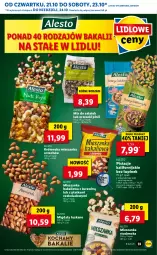 Gazetka promocyjna Lidl - GAZETKA - Gazetka - ważna od 24.10 do 24.10.2021 - strona 33 - produkty: Pistacje, Migdały łuskane, Orzeszki, Migdały, Mieszanka studencka, Sałat, Mieszanka bakaliowa