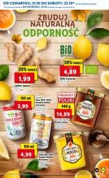 Gazetka promocyjna Lidl - GAZETKA - Gazetka - ważna od 24.10 do 24.10.2021 - strona 39 - produkty: Por, Gry, Cytryny, Buraki, Miód, Imbir