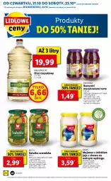 Gazetka promocyjna Lidl - GAZETKA - Gazetka - ważna od 24.10 do 24.10.2021 - strona 42 - produkty: Majonez, Sałatka, Buraczki, Jaja, Sałat, Olej rzepakowy, Olej