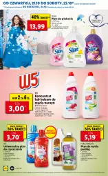 Gazetka promocyjna Lidl - GAZETKA - Gazetka - ważna od 24.10 do 24.10.2021 - strona 50 - produkty: Por, Pur, Gin, Do mycia naczyń, Płyn do mycia podłóg, Balsam do mycia naczyń, Silan, Płyn do płukania, Płyn do mycia