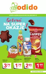 Gazetka promocyjna Odido - Gotowi NA SUPER OKAZJE! - Gazetka - ważna od 02.06 do 02.06.2022 - strona 1 - produkty: Müllermilch, Chipsy, Müller, Napój mleczny, Kubuś, Napój, Kinder