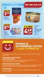 Gazetka promocyjna Aldi - Pełny katalog - Gazetka - ważna od 03.09 do 03.09.2022 - strona 7 - produkty: Mus, Tusz, Tuńczyk, Dorsz, Olej, Fa