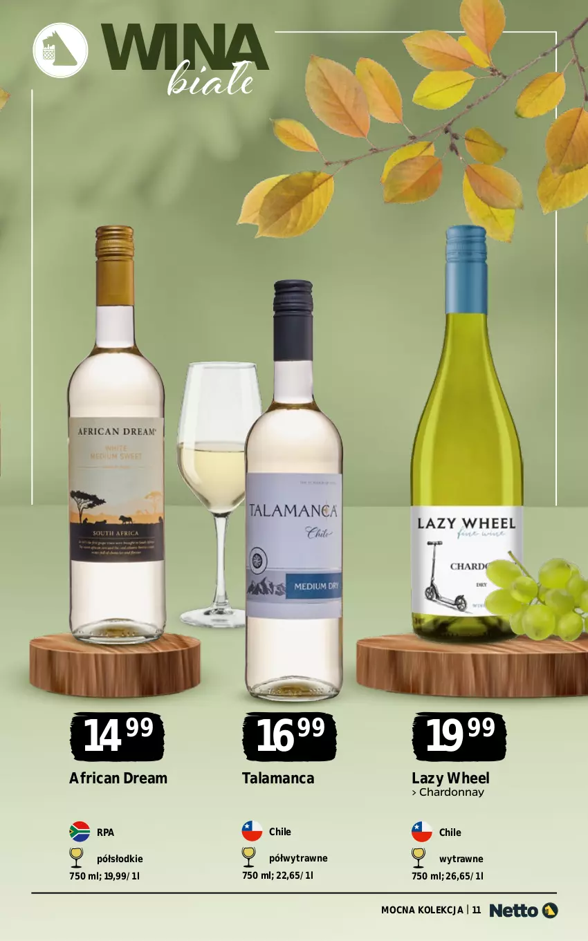 Gazetka promocyjna Netto - Alkohole - Wina - ważna 27.10 do 08.11.2025 - strona 11 - produkty: Chardonnay