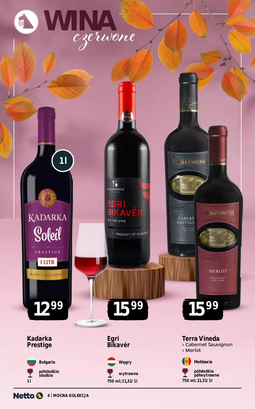 Gazetka promocyjna Netto - Alkohole - Wina - ważna 27.10 do 08.11.2025 - strona 4 - produkty: Cabernet Sauvignon, Gry, Merlot