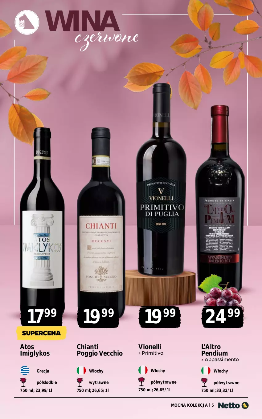 Gazetka promocyjna Netto - Alkohole - Wina - ważna 27.10 do 08.11.2025 - strona 5 - produkty: Chia, Chianti