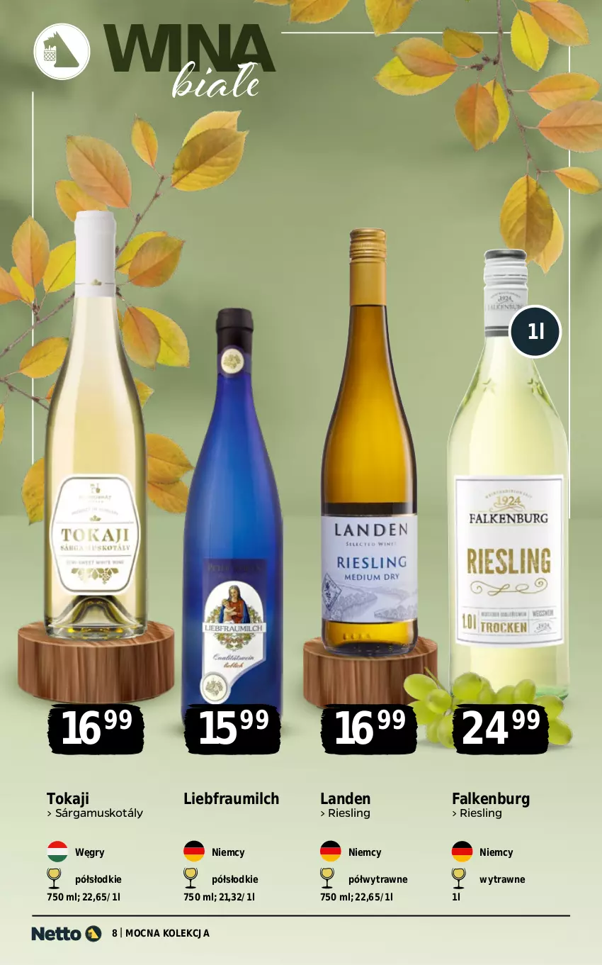 Gazetka promocyjna Netto - Alkohole - Wina - ważna 27.10 do 08.11.2025 - strona 8 - produkty: Fa, Gry, Mus, Tokaji