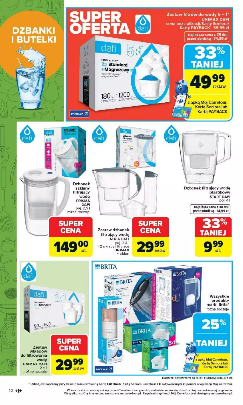 Gazetka promocyjna Carrefour - Gazetka Łap super okazje od poniedziałku! - ważna 13.04 do 26.04.2026 - strona 12 - produkty: Brit, Brita, Dzbanek, Dzbanek filtrujący, Magnez