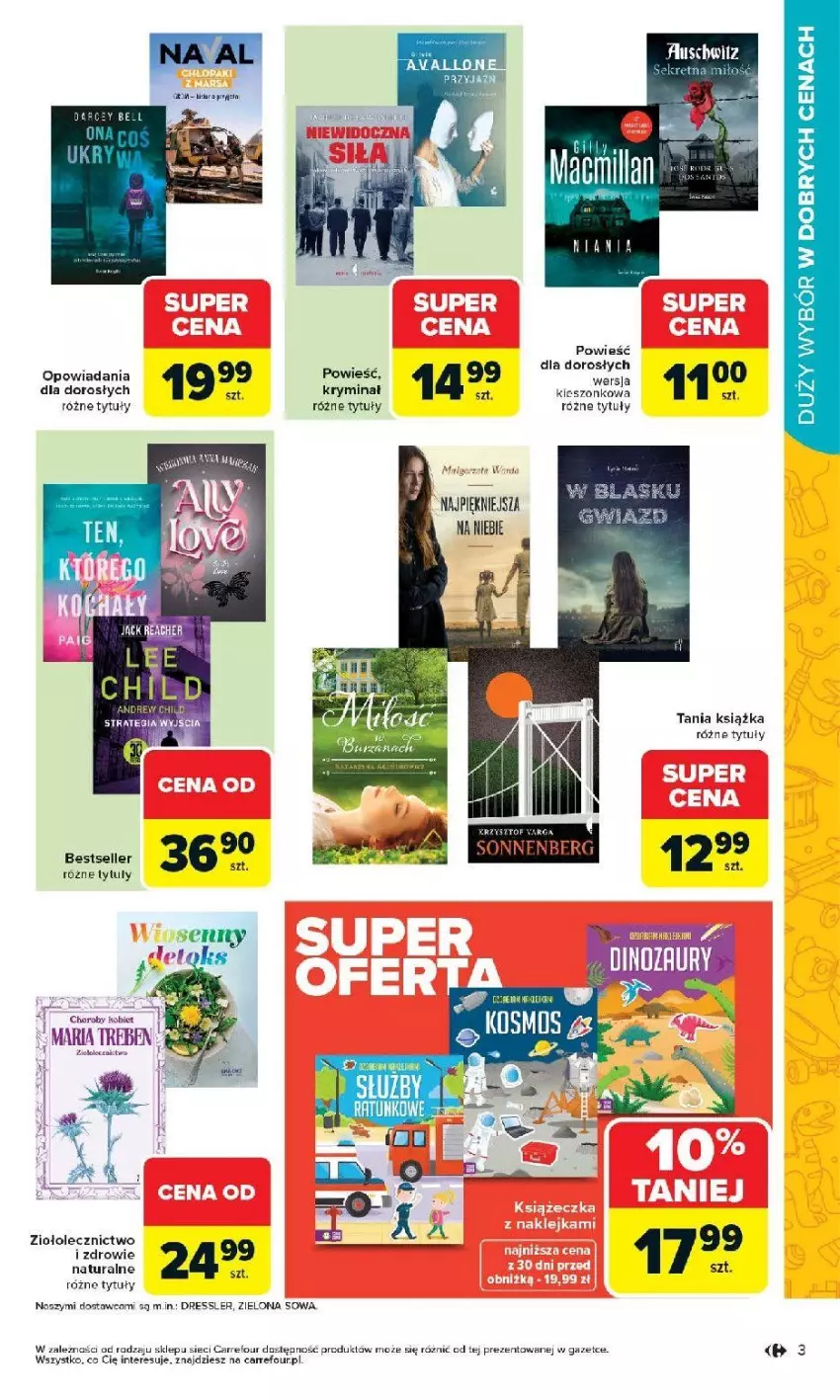 Gazetka promocyjna Carrefour - Gazetka Łap super okazje od poniedziałku! - ważna 13.04 do 26.04.2026 - strona 3 - produkty: Książka, Zdrowie