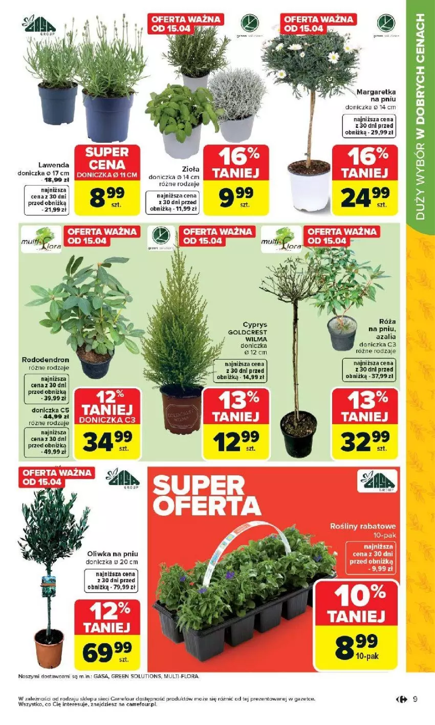 Gazetka promocyjna Carrefour - Gazetka Łap super okazje od poniedziałku! - ważna 13.04 do 26.04.2026 - strona 9 - produkty: Flora, Znicz