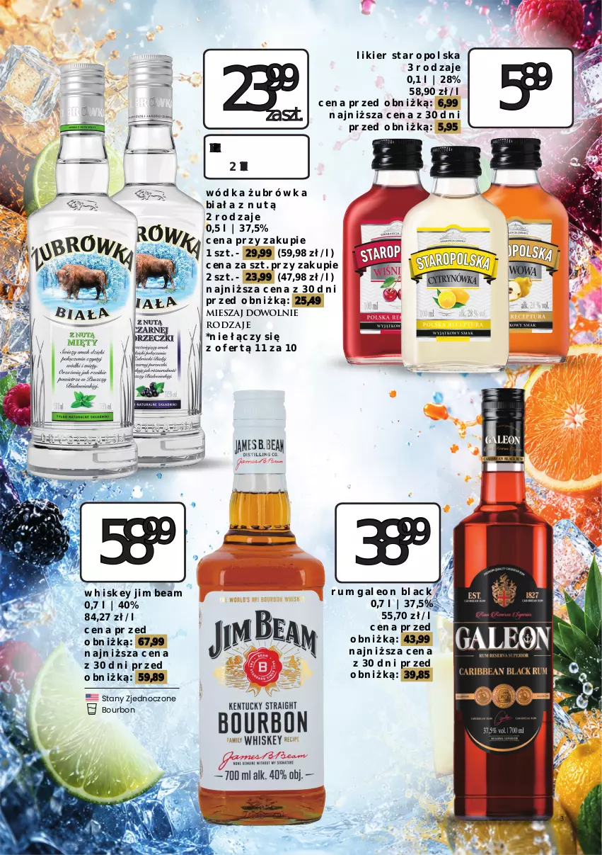 Gazetka promocyjna Dino - Oferta alkoholowa - ważna 24.07 do 25.07.2026 - strona 3 - produkty: Bourbon, Jim Beam, Lack, Leon, Likier, Rum, Whiskey