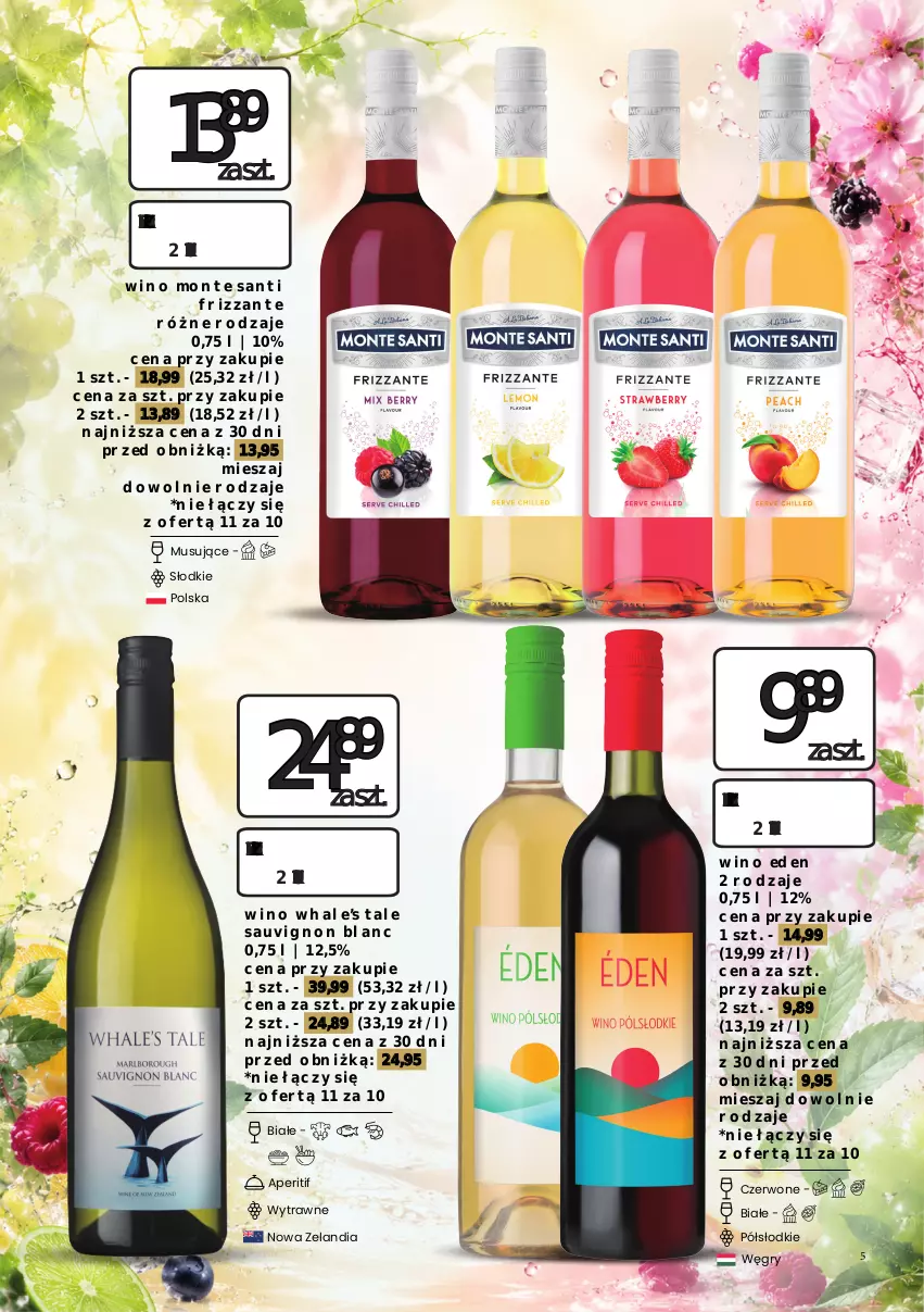 Gazetka promocyjna Dino - Oferta alkoholowa - ważna 24.07 do 25.07.2026 - strona 5 - produkty: Gry, Monte, Monte Santi, Mus, Sauvignon Blanc, Wino
