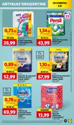 Gazetka promocyjna Lidl - GAZETKA - Gazetka - ważna od 10.02 do 10.02.2024 - strona 49 - produkty: Papier, Finish, Tablet, Persil, Papier toaletowy, Ręcznik, Zmywarki, Flora, Kapsułki do prania, Tabletki do zmywarki