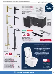 Gazetka promocyjna Komfort - Gazetka - ważna od 15.05 do 15.05.2024 - strona 33 - produkty: Bateria umywalkowa, Rum, Szafka pod umywalkę, Kosz, Klej, Deska wolnoopadająca, Szafka, Bateria, Umywalka, Miska
