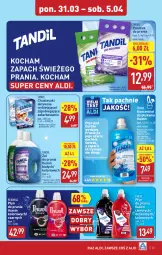 Gazetka promocyjna Aldi - Pełna oferta - Gazetka - ważna od 05.04 do 05.04.2025 - strona 23 - produkty: Płyn do prania, Koc, Proszek do prania, Chusteczki, Perwoll, Fa