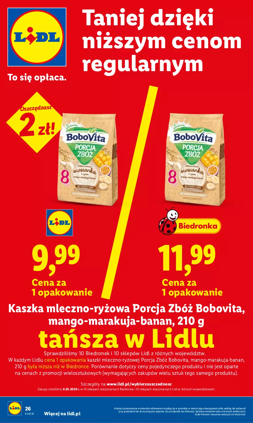 Gazetka promocyjna Lidl - Gazetka ważna od 14.05 do 16.05 - ważna 14.05 do 16.05.2026 - strona 26 - produkty: BoboVita, Mango, Por, Ryż