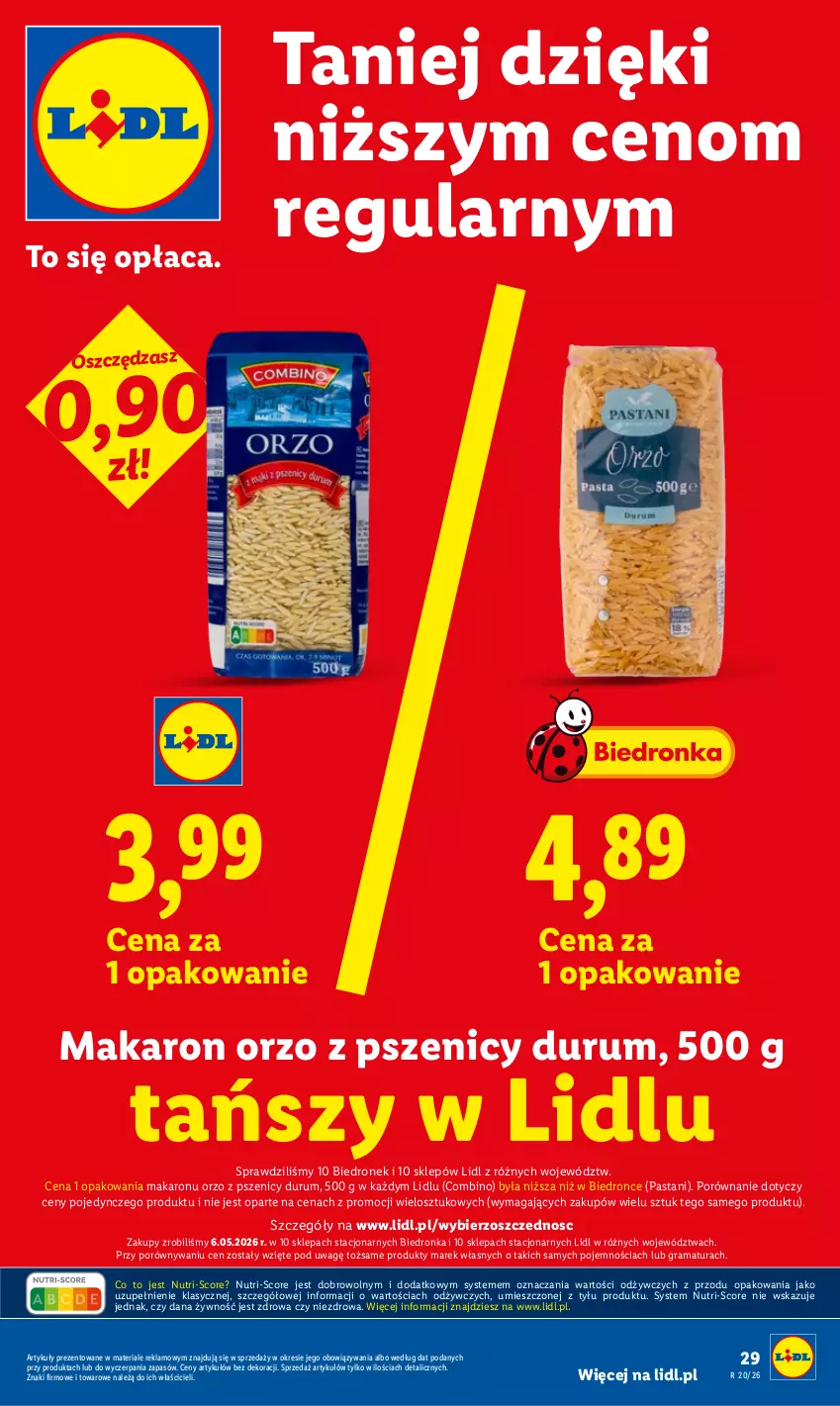 Gazetka promocyjna Lidl - Gazetka ważna od 14.05 do 16.05 - ważna 14.05 do 16.05.2026 - strona 29 - produkty: Gra, Makaron, Por, Rama, Rum