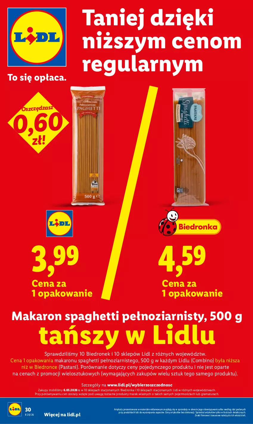 Gazetka promocyjna Lidl - Gazetka ważna od 14.05 do 16.05 - ważna 14.05 do 16.05.2026 - strona 30 - produkty: Gra, Makaron, Por, Rama, Spaghetti