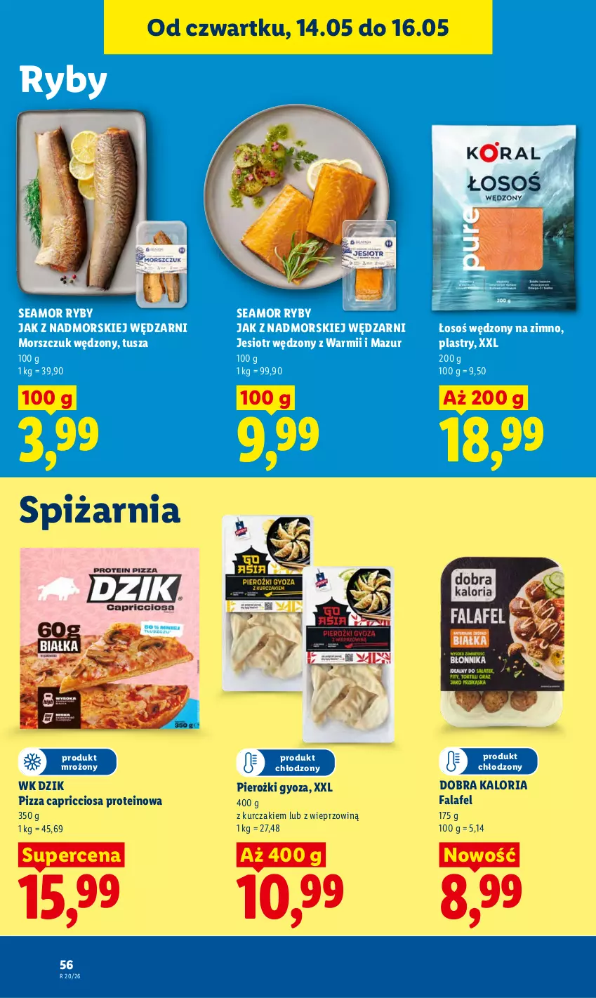 Gazetka promocyjna Lidl - Gazetka ważna od 14.05 do 16.05 - ważna 14.05 do 16.05.2026 - strona 60 - produkty: Fa, Kurczak, Pizza, Tusz