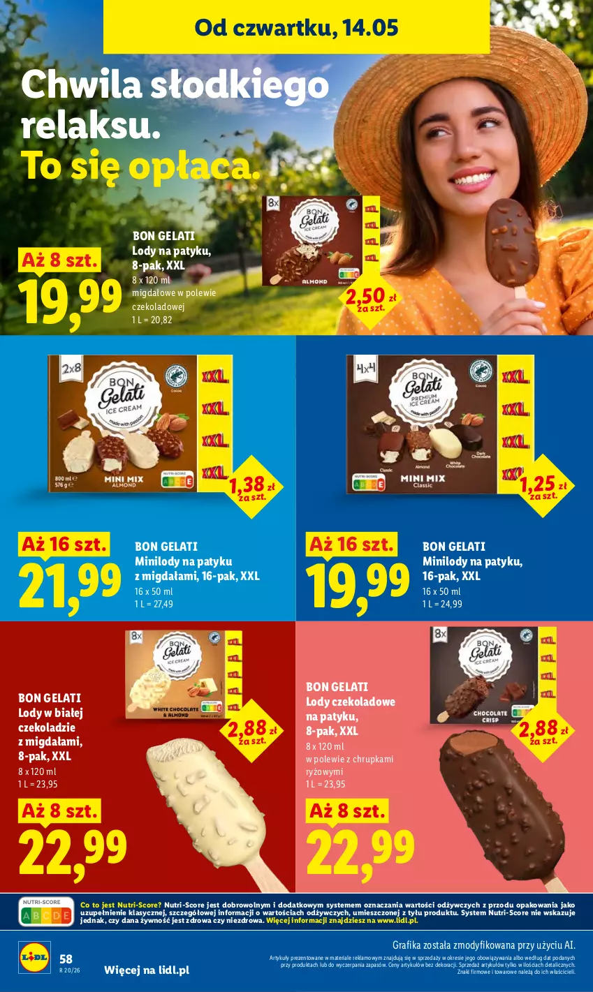 Gazetka promocyjna Lidl - Gazetka ważna od 14.05 do 16.05 - ważna 14.05 do 16.05.2026 - strona 62 - produkty: Gra, Grafika, Lody, Ryż