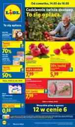 Gazetka promocyjna Lidl - Gazetka ważna od 14.05 do 16.05 - Gazetka - ważna od 16.05 do 16.05.2026 - strona 1 - produkty: Piwa, Ser, Pilos, Maliny, Schab wieprzowy, Masło, Pomidory