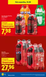 Gazetka promocyjna Lidl - Gazetka ważna od 14.05 do 16.05 - Gazetka - ważna od 16.05 do 16.05.2026 - strona 14 - produkty: Coca-Cola, Fanta, Sprite, Fa