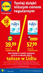 Gazetka promocyjna Lidl - Gazetka ważna od 14.05 do 16.05 - Gazetka - ważna od 16.05 do 16.05.2026 - strona 22 - produkty: Por, O nas, NAN Optipro, Nestlé, Mleko
