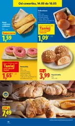 Gazetka promocyjna Lidl - Gazetka ważna od 14.05 do 16.05 - Gazetka - ważna od 16.05 do 16.05.2026 - strona 46 - produkty: Pączek, Gra, Rogal, Donut, Bułka, Grafika