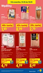 Gazetka promocyjna Lidl - Gazetka ważna od 14.05 do 16.05 - Gazetka - ważna od 16.05 do 16.05.2026 - strona 57 - produkty: Kurczak, Pur, Filet z piersi kurczaka, Parówki, Parówki z szynki, Szynka, PIKOK, Boczek, Kabanos