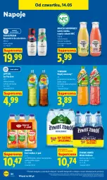 Gazetka promocyjna Lidl - Gazetka ważna od 14.05 do 16.05 - Gazetka - ważna od 16.05 do 16.05.2026 - strona 68 - produkty: Sok, Ice tea, Napoje, LANA, Lipton, Tymbark, Arbuz, Woda, Wino, Herbata, Mango, Napój, Mięta, Nektar, Hortex