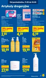 Gazetka promocyjna Lidl - Gazetka ważna od 14.05 do 16.05 - Gazetka - ważna od 16.05 do 16.05.2026 - strona 83 - produkty: Mus, BIC, Aquafresh, Sati, Pasta do zębów, Mleczko, Tonik, Ziaja, Podpaski, Wkładki